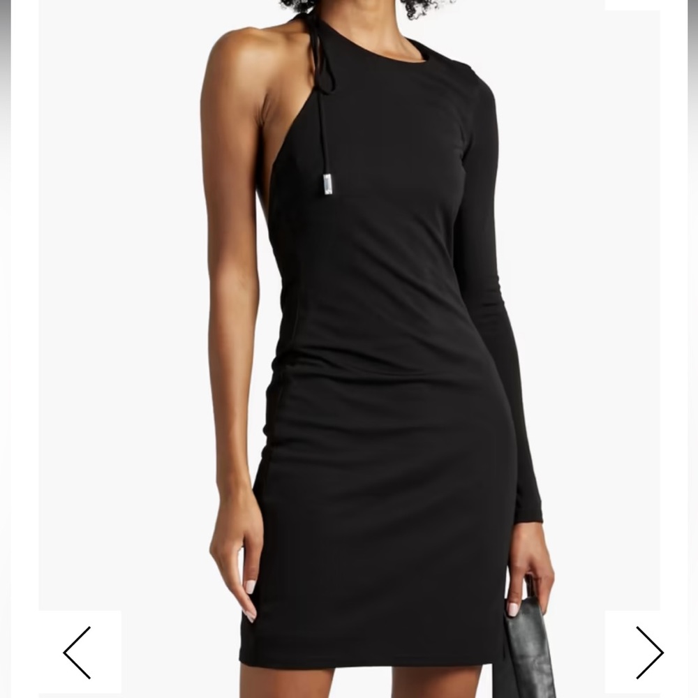 Kayleigh Jersey One-Shoulder Minidress